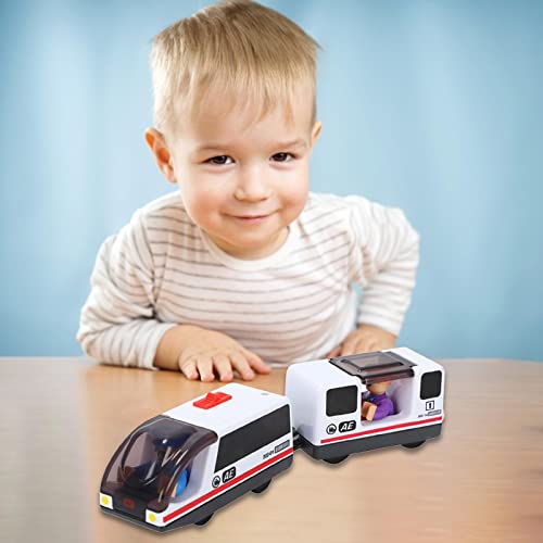 Battery Operated Locomotive Train Toy | Electric Small Train Toy Powerful Engine Travel Train Fits for Wooden Train… - Image 6
