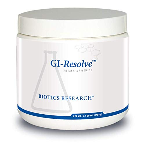 Biotics Research GI Resolve Optimal Gastrointestinal Support. Great-tasting powder, free of added flavors, colors, sweeteners, gums or common allergens. Gut Lining Support, Gut Healing, LGlutamine,