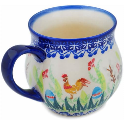 Polmedia Polish Pottery Mug 13 oz Diseño Spring Fun miniatura 3