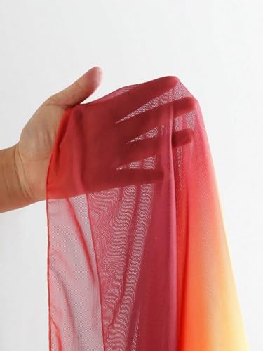 Image of ZAFUL Boho Beach Cover Ups for Women Sarong Coverups Sheer Bikini Chiffon Wraps Skirts for Swimwear