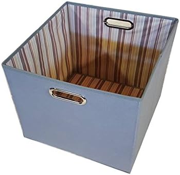 Heather Grey 11X13X13 Folding Storage BIN ALEXI RICCI Storage with Style
