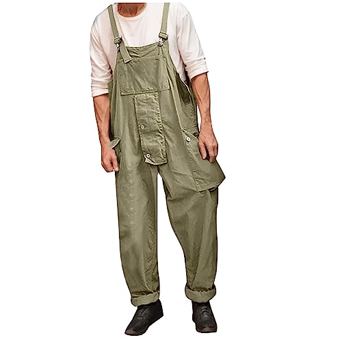 Pantalones de peto para hombre cómodos que solucionan la falta de bolsillos