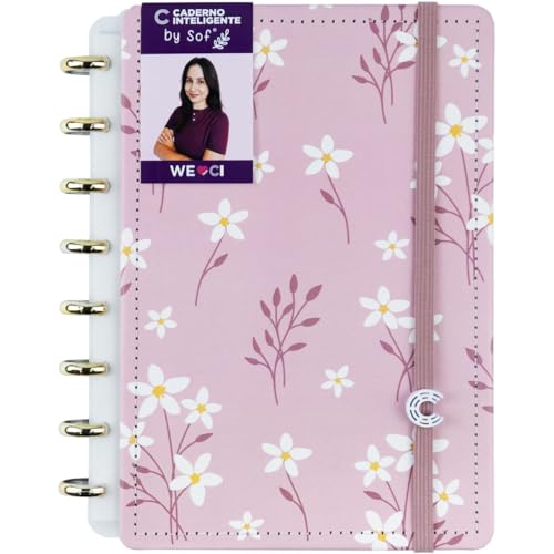 COXZD Pink Blossom By Sof, cuaderno inteligente, grande, 280 x 215 mm, 80 hojas, cuaderno inteligente - imagen 7