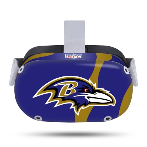 Skin Baltimore Ravens pour Meta Quest 2 Autocollant Vinyle NFL Head Case Designs