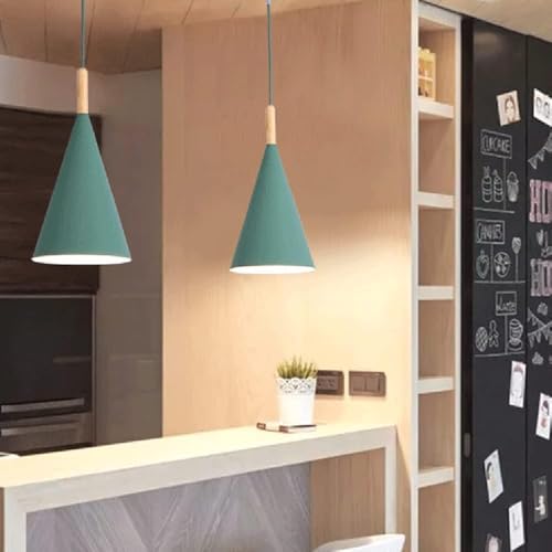 Lámpara colgante triangular CFWSHJ para techos oscuros y comedores sin luz 5