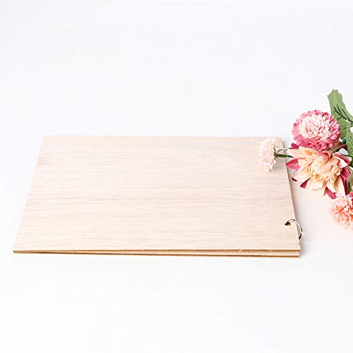 Baugger - Handiness Hollowed-Out Forma De Madeira Criativa Decoração Fontes Do Casamento 20 Páginas