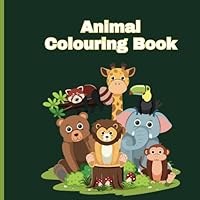 Cute Animals Coloring Book For Kids: Educational Coloring Pages with Animals and Alphabets for Preschool Children Ages 3-5 B0F5NMNDTD Book Cover