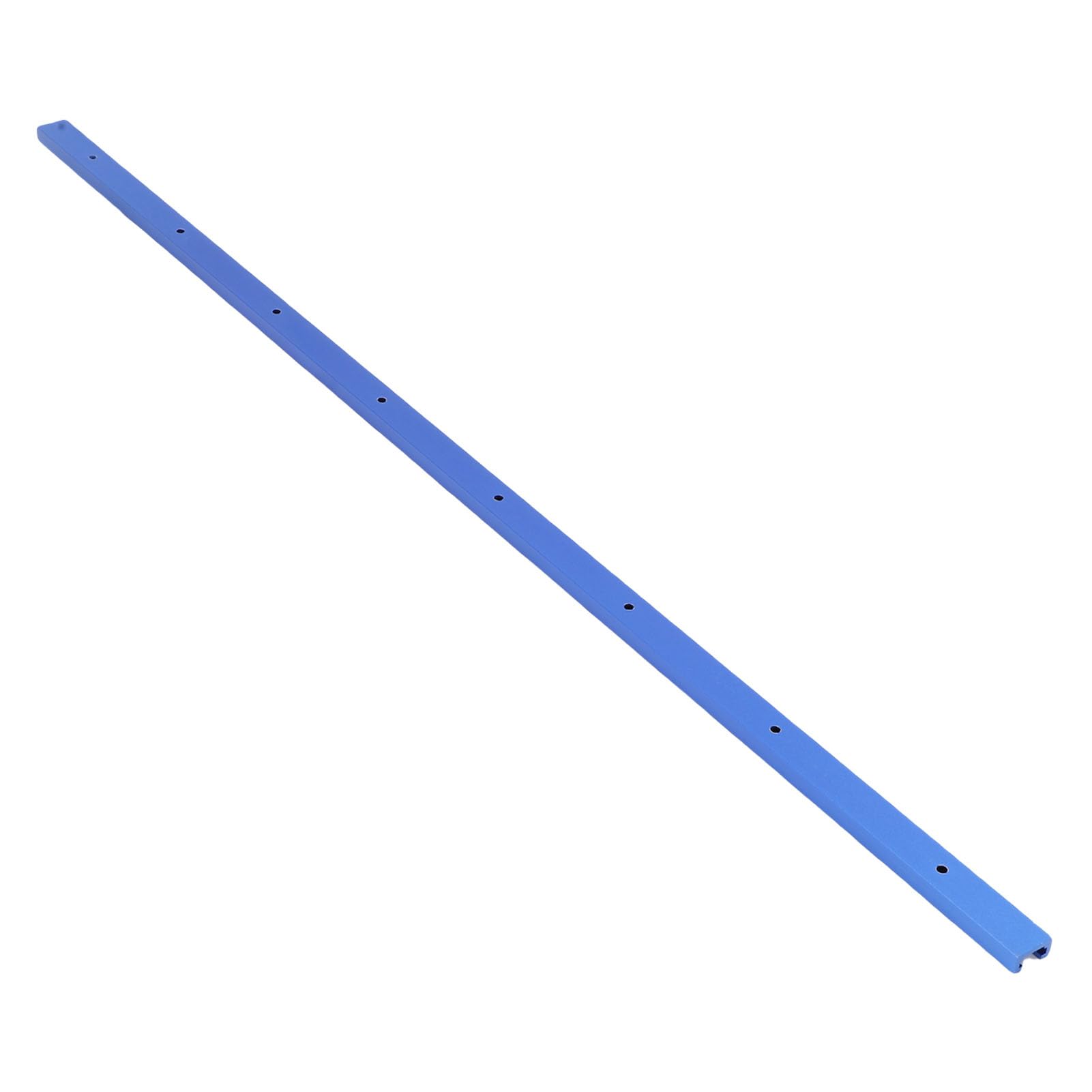 Carril en T de 800 Mm, Construcción Duradera de Aleación de Aluminio | Compatible con componentes tipo T, Orificios pretaladrados, Deslizamiento suave para carpintería