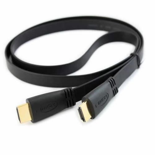 CAVO HDMI HIGH SPEED CON ETHERNET FULL HD FLAT PIATTO 0,5 MT. METRI