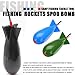 Generic Carp Fishing Feeder, Fishing Tackle Bait, Fishing Bait Trap, Lure Bait Holder, Float Lure Bait Spreader Rocket Shaped Suitable for Fishing, Bait Deployment, Fishing Bait Holder Tool, Black