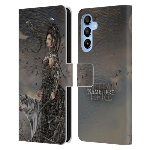 Coque Samsung Galaxy A16 5G portefeuille personnalisable femme fée loup