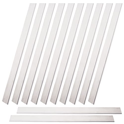 Teziicus ALPT-1158 12 Pieces Square Aluminum Flat Bar cover