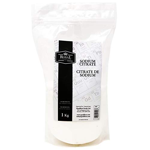 Royal Command 100% Pure Sodium Citrate Powder - 1 Kg (2.2 lb) | Molecular Gastronomy Cooking & Recipes, Seasoning, Sour & Salty Flavoring, Nacho Cheese or Mac & Cheese
