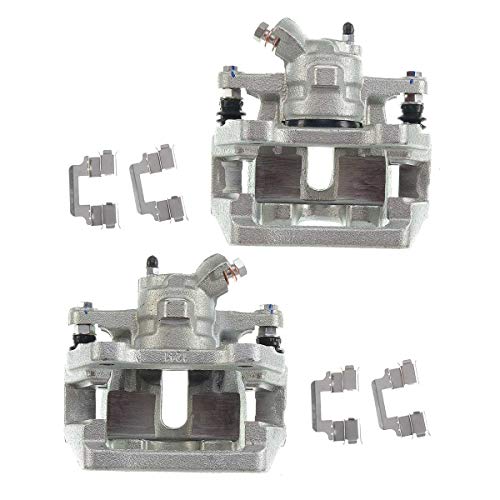 Frankberg 2x Brake Caliper Disc Brake Rear Left Right with Bracket (hole spacing 100mm）Compatible with Rang.e Rove.r III Rang.e Rove.r Sport Discovery III Replace# LR010574