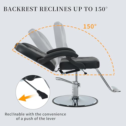 NicBex-Wooden-Salon-Chair-for-Hair-Stylist-360-Swivel-Reclining-Barber-Chair-with-Hydraulic-Pump-for-Spa-Hair-Salon-Chair-Tattoo-Chair-Barber-Chair-Adjustable-Height-Spa-Beauty-EquipmentBlack