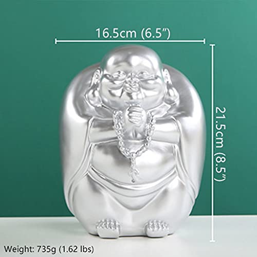 Jiji Spaarpot groot van kunsthars spaarpot kantoor Boeddha beeld decoratie handwerk ontvangst decoratie spaarpot… - Afbeelding 3