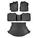 MAXLINER Floor Mats 2 Rows and Cargo Liner Set Black for 2009-2011 Toyota Venza