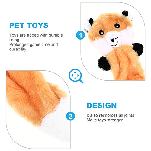 BESPORTBLE Cachorro Brinquedos Sibilantes 3Pcs Recheio Do Filhote de Cachorro de Brinquedo Para Roer