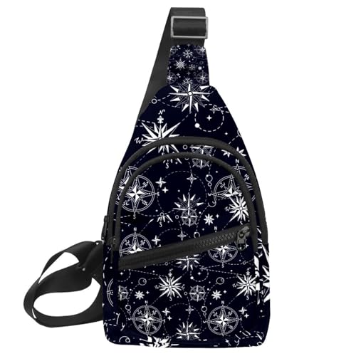 Mochila bandolera para hombres y mujeres, bolso cruzado multicolor para senderismo y exteriores