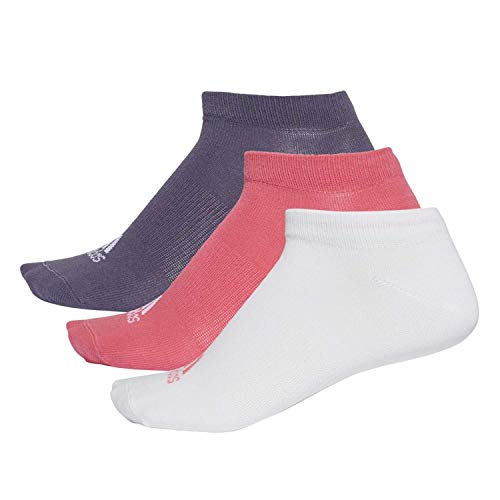 adidas Cf7372 Calzini unisex per bambini, Unisex - Bambini, calzetti, CF7372, rosa (rosrea/bianco/purtra), 27-30