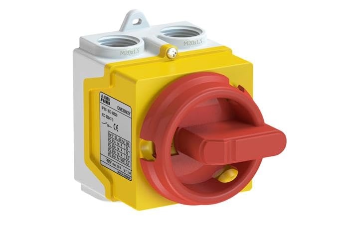 Commutateur Boitier one20 m2y abb-entrelec pour installations électriques