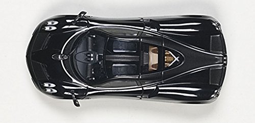 AUTOart 58209 1/43 - Pagani Huayra Black w/Silver Stripes miniatura 7