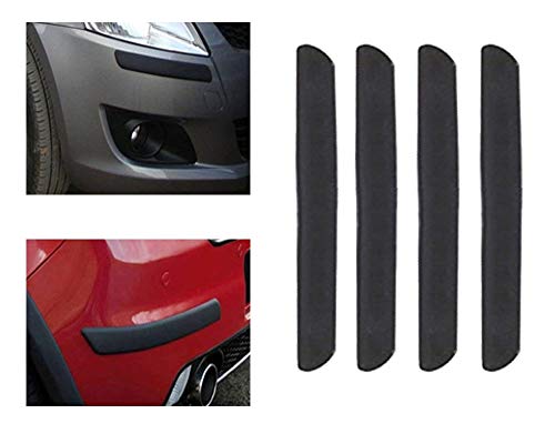 GrowAbout Car Safety Bumper Guard Protector All Black (Set of 4) for Chevrolet Cruze [2013-2014]