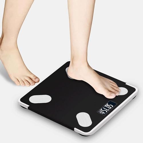 Báscula digital inalámbrica con medición grasa corporal miniatura 5