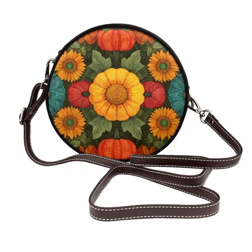 Sac rond en cuir vegan léger et ajustable pour libérer vos mouvements