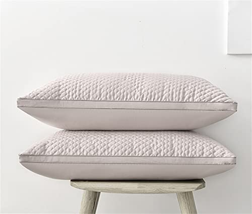 Oreiller simple haut et bas Feng Shui avec broderie élégante sensation literie