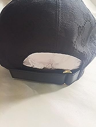 Gucci Cap GG Canvas Baseball Hat XXL, Black Parallel Import, Black