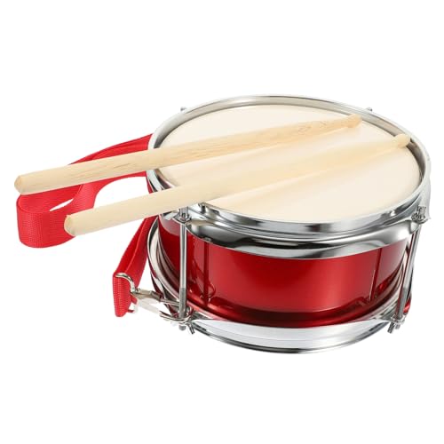 Ipetboom Batería Infantil Profesional con Tambor Metálico y Baquetas para Principiantes Instrumento Educativo Seguro y Duradero para Desarrollo Musical y Habilidades Cognitivas Diseño