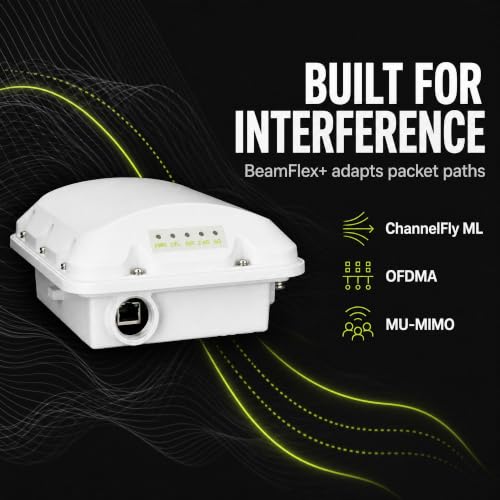 Image of Ruckus T350 WiFi 6 Outdoor AP (901-T350-US40) 1774Mbps 2x2 MU-MIMO BeamFlex IP67 PoE /12V BLE Zigbee IoT 512 Clients - ACE 3 Year Warranty (Hardware Only)