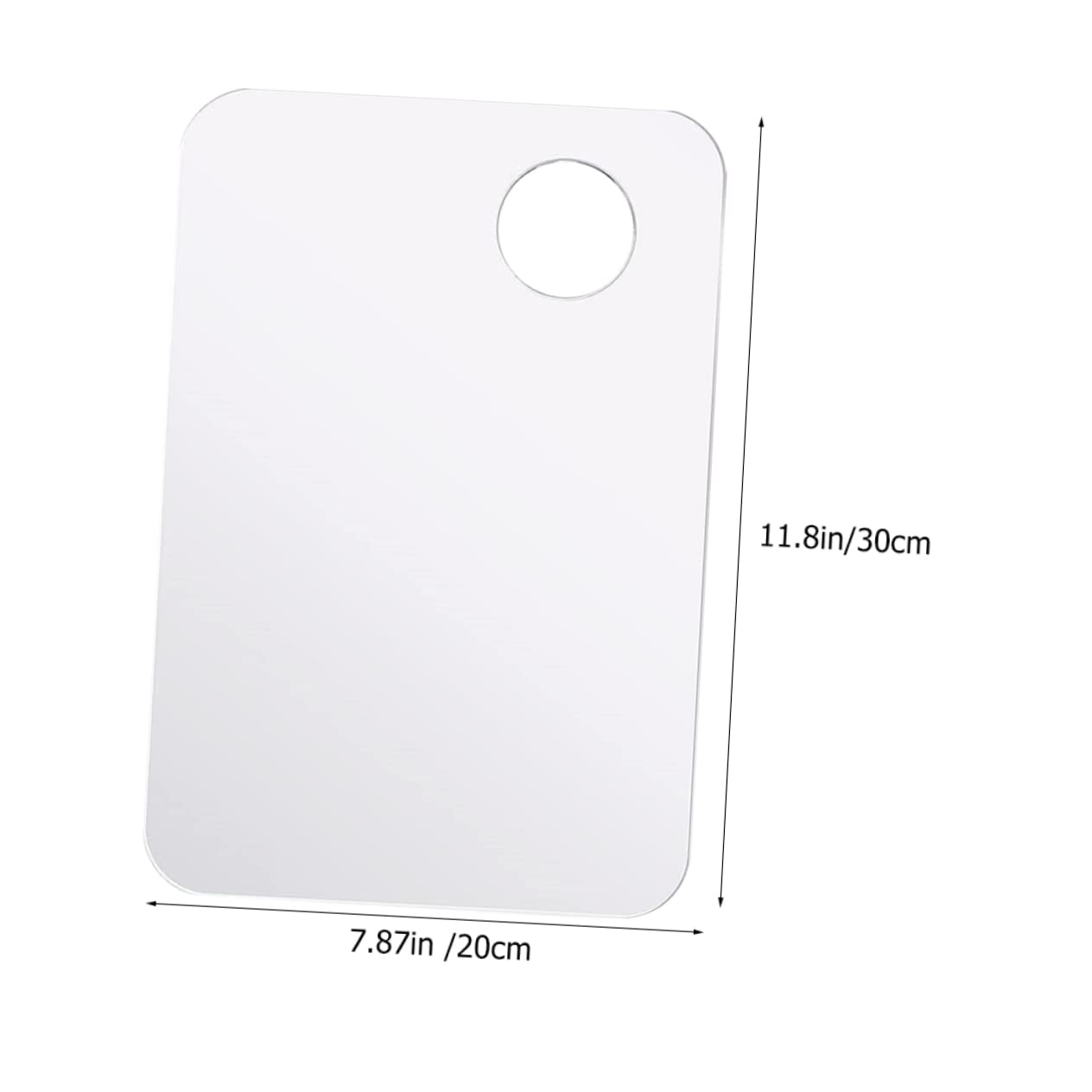 Veemoon Art Painting Pallets Set 2pcs Oil Painting Palette Tray Watercolor Mixing Tray Acrylic Pigment Mixer Plate