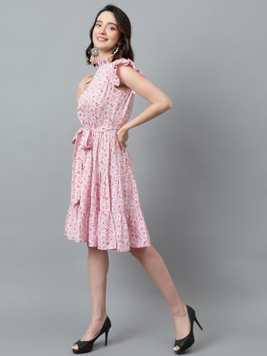 Image of KOTTY Women's Fit and Flare Multicolor Dress