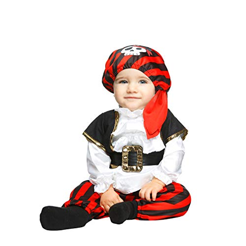 My Other Me Me-203816 Disfraz de pequeño pirata para niño, 0-6 meses (Viving Costumes 203816)