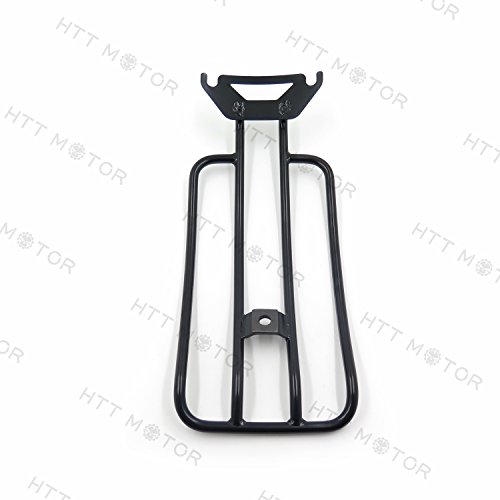Httmt Mt239- Motorcycle Black Steel Rear Shelf Fender Rack Plated Luggage Shelf Compatible With Harley Electra Glide Classic/Electra Glide Standard/Electra Glide Ultra Classic/Road Glide #TOP4