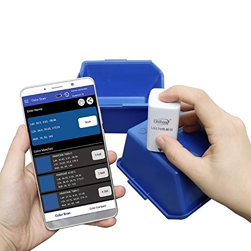 LS170 Portable Colorimeter Color Analyzer Meter Digital Precise Color Difference Meter Tester 8mm