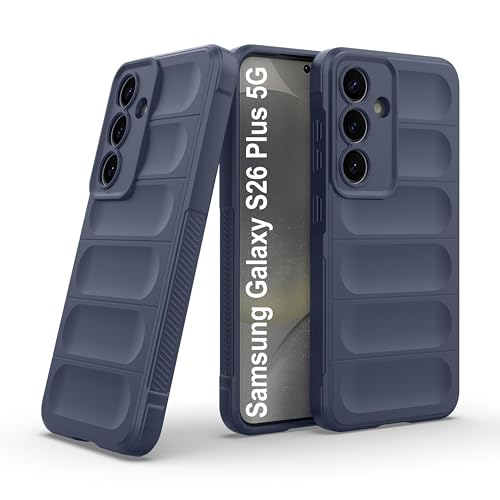 Image of Zapcase Back Case Cover for Samsung Galaxy S26 Plus 5G | Compatible for Samsung Galaxy S26 Plus 5G Back Cover | Liquid Silicon Magic Case with Camera Protection | Sapphire