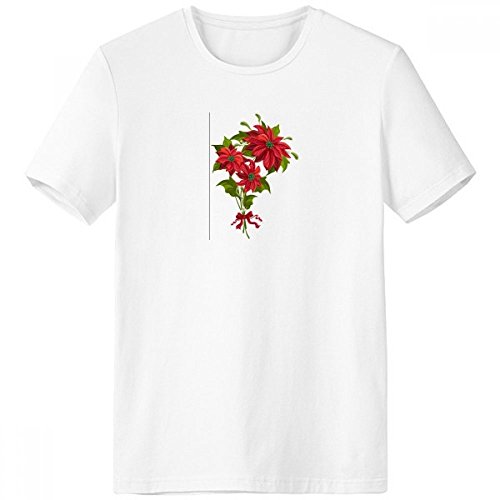 T-shirt Bouquet Poinsettia multicolore idée cadeau pour homme