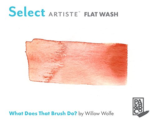 Image of Princeton Select Artiste, Mixed-Media Brushes for Acrylic, Oil, Watercolor Series 3750 Flat Wash Synthetic, Size 3 /4 Inch
