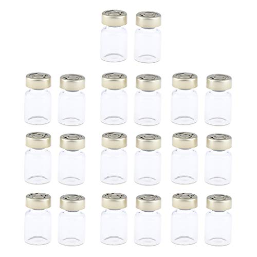 20 Pezzi Flaconi di Vetro Sterile Vuoti Sigillati