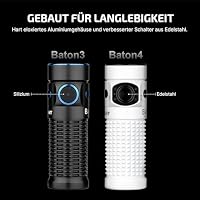 OLIGHT Baton 4 kit Mini LED Taschenlampe Wiederaufladbare mit Ladecase – Ansicht 3