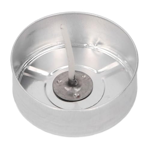 Juego de 100 mechas para velas en recipiente de aluminio miniatura 7