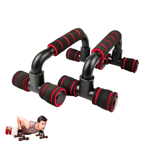 Barre Parallele per Flessioni. Maniglie Push Up Antiscivolo per Trazioni per Fitness, Yoga, CrossFit, Uso Interno ed Esterno.