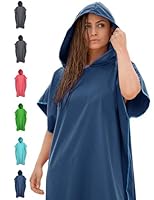 NirvanaShape Handtuch-Poncho für Erwachsene, Umziehhilfe & Handtuch zugleich, Surf-Poncho mit Quick-Dry Funktion, Ideal auf Reisen zum Surfen, Camping, Sauna, Schnorcheln, Strand