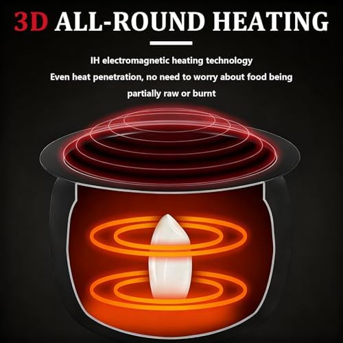 Máquina automática de cocina, 1000W, 6L, panel táctil, para restaurantes y hogar miniatura 5