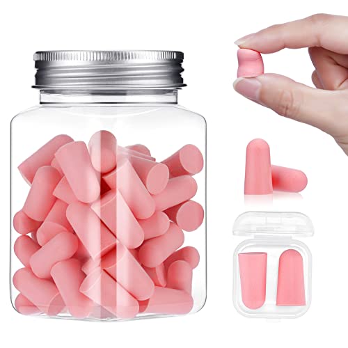 Viitech Ohrstöpsel zum Schlafen, 30 Paar Professionelle Ohrstöpsel Schnarchen mit Geräuschunterdrückung, Hautfreundliche Komfortable Schaumstoff Ohrstöpsel mit Aufbewahrungsbox zum Schlafen Arbeiten Cover