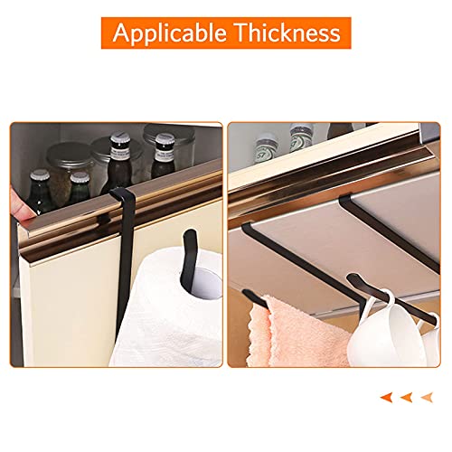 Foto von Rollenhalter Küche Ohne Bohren, Papier Handtuch Rollenhalter, Küchenrollenhalter Zur Anbringung, Unterschrank Papierrollenhalter, Servietten Spender Schrank, Vertikal Oder Horizontal (1)