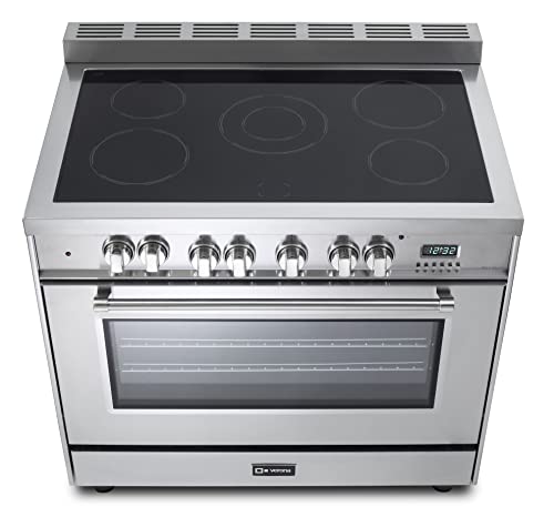 Verona VPFSEE365SS 36 Inch All Electric Freestanding Range Oven 4 Cu. Ft. Convection thumb #2